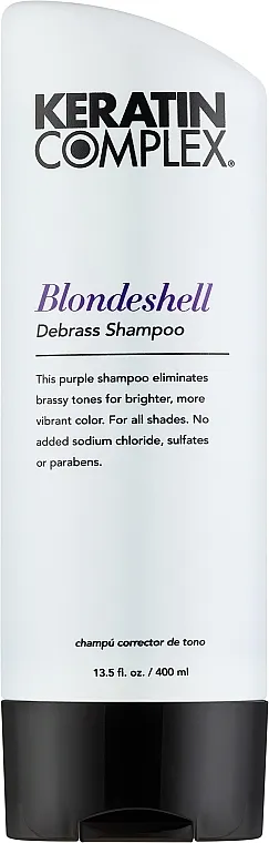 Keratin Complex Blondeshell Debrass Shampoo Šampon za posvetljenu i sedu kosu