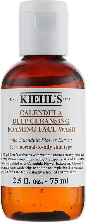 Kiehl`s Calendula Deep Cleansing Foaming Face Wash Gel-pjena za čišćenje s nevenom