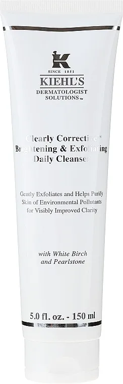 Kiehl`s Clearly Corrective Brightening &amp; Exfoliating Daily Cleanser Sredstvo za čišćenje za ujednačen ton i glatku teksturu