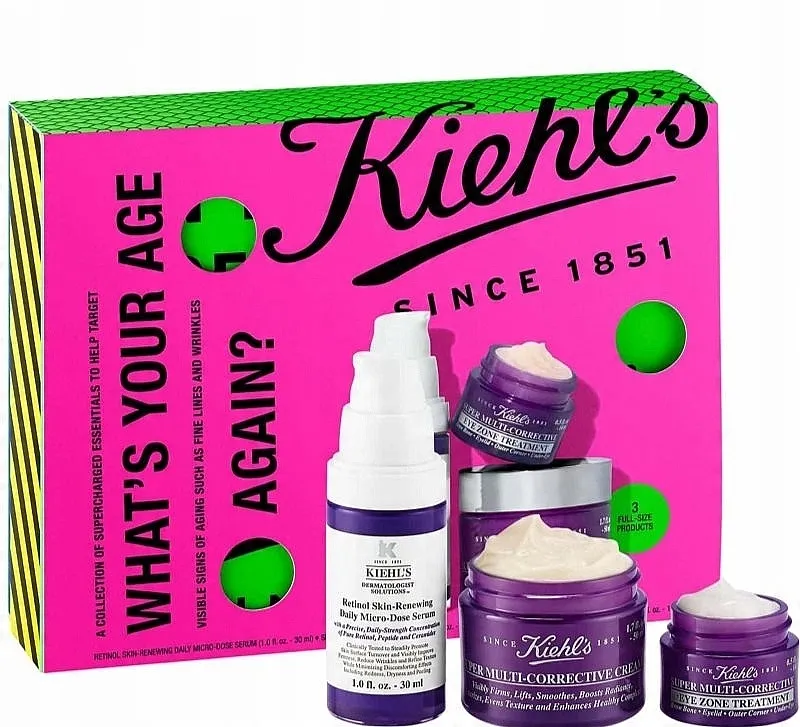 Kiehl’s What’s Your Age Again? Gift Set (cr/50ml + e/cr/14ml + sr/30ml)