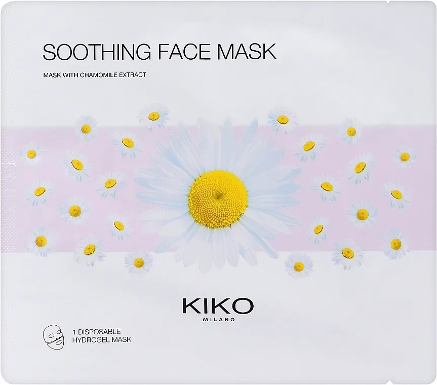 Kiko Milano Soothing Hydrogel Face Mask Hidrogel maska za lice s ekstraktom kamilice