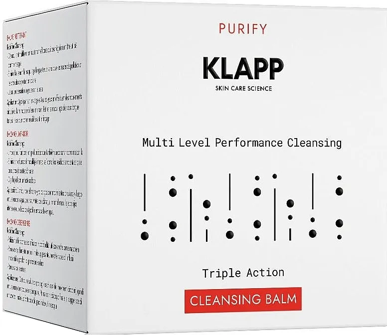 Klapp Multi Level Performance Triple Action Cleansing Balm Balzam za čišćenje lica