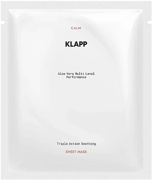Klapp Triple Action Soothing Sheet Mask Umirujuća sheet maska za lice