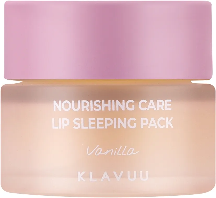 Klavuu Nourishing Care Lip Sleeping Pack Vanilla Noćna maska za usne sa mirisom vanile