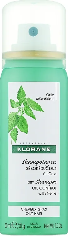 Klorane Nettle Sebo-Regulating Dry Shampoo for Oily Hair Suvi šampon od koprive