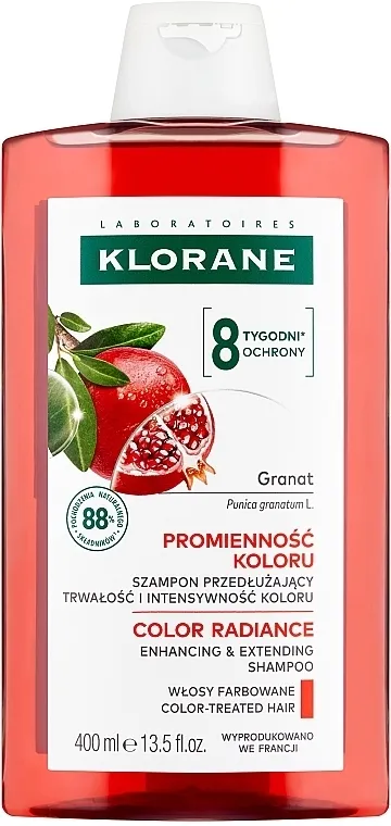 Klorane Pomegranate Color Radiance Enchancing &amp; Extending Shampoo Šampon od nara za obojenu kosu