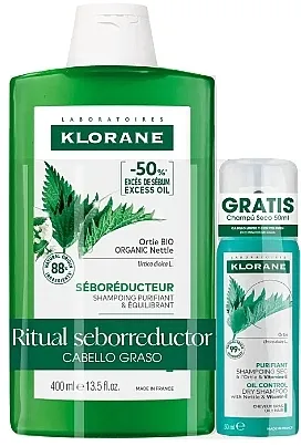 Klorane Set (shampoo/400ml + shampoo/50ml)