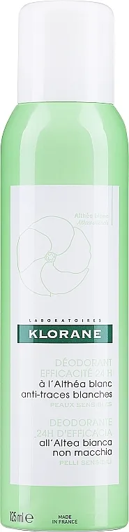 Klorane Spray Deodorant 24 Effectiveness With White Althea Dezodorans u spreju sa belim slezom