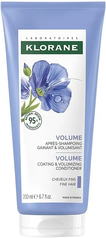 Klorane Volume Coating &amp; Volumizing Conditioner Regenerator za volumen s ekstraktom organskog lana
