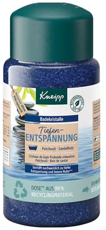 Kneipp Bath Crystals Deep Relaxation So za kupanje sa ekstraktom sandalovine i pačulija