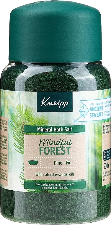 Kneipp Mineral Bath Salt Mindful Forest Pine &amp; Fir Sol za kupanje "Bor i jela"