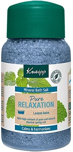 Kneipp Mineral Bath Salt Pure Relaxation Lemon Balm Sol za kupanje "Total relax"
