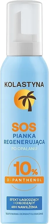 Kolastyna SOS After Sun Regenerating Foam 10% D-Panthenol Regenerativna pena posle sunčanja