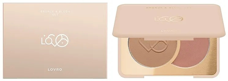 Kompaktni bronzer i rumenilo za oblikovanje lica Lovro Bronze &amp; Blush Set
