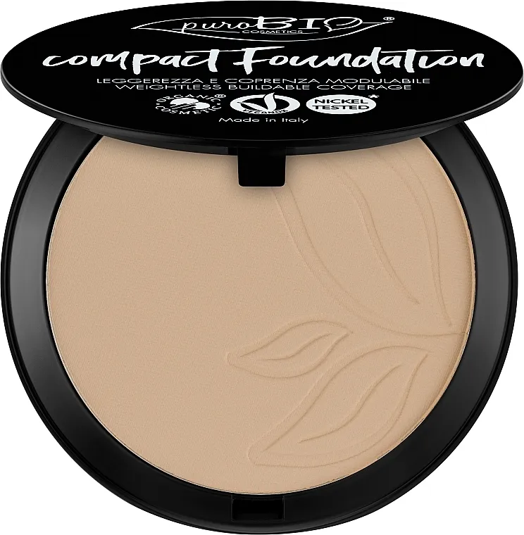 Kompaktni puder PuroBio Cosmetics Compact Foundation Pack