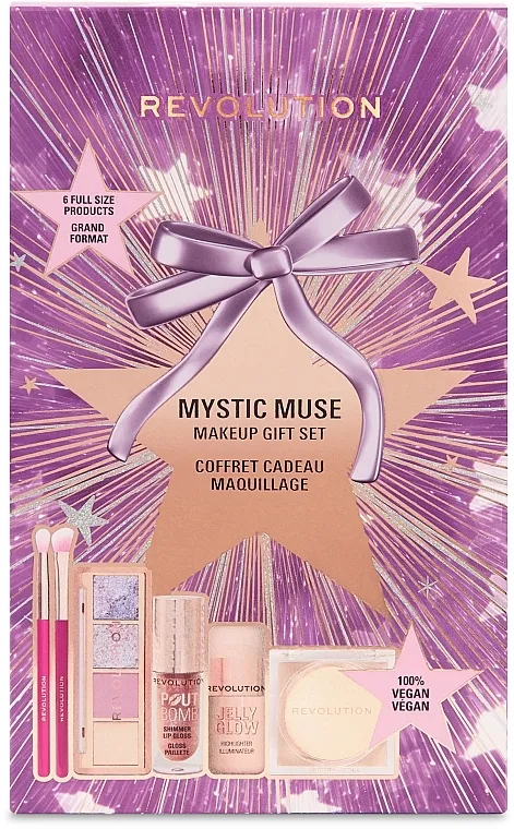 Komplet, 6 proizvoda Makeup Revolution Mystic Muse Makeup Shimmer Gift Set