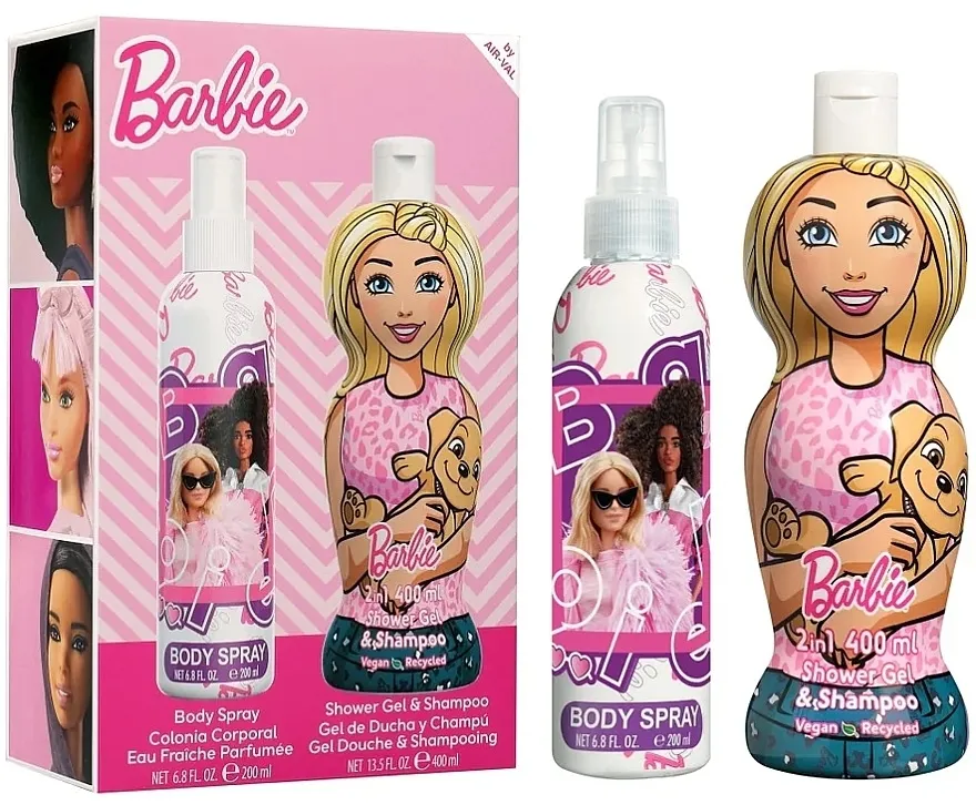 Komplet (b/sprej/200ml + sh/gel/400ml) Air-Val International Barbie
