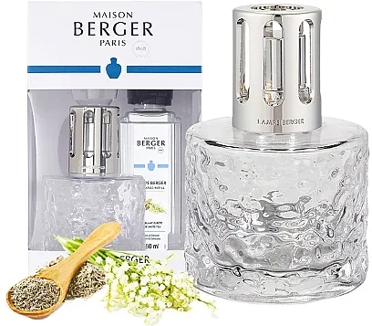 Komplet (difuzer/punjenje/250ml + lampa/1kom) Maison Berger Pure White Tea