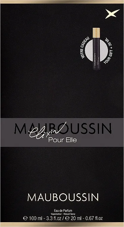 Komplet (edp/100ml + edp/20ml) Mauboussin Elixir Pour Elle
