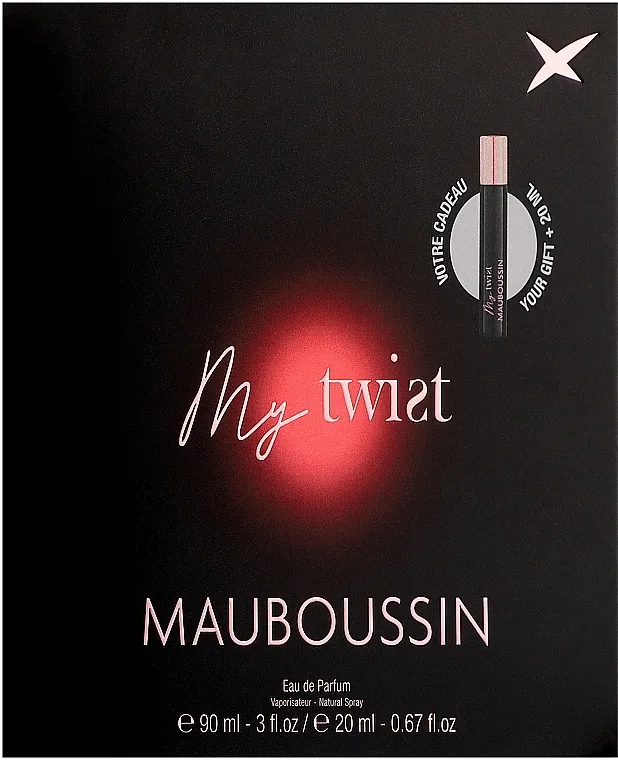 Komplet (edp/90ml + edp/20ml) Mauboussin My Twist