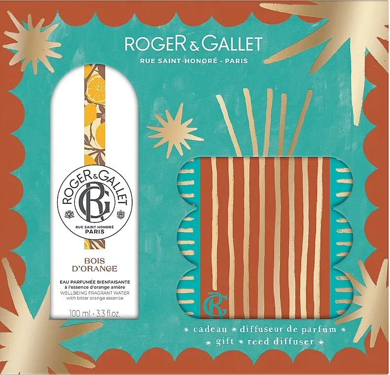 Komplet Roger&amp;Gallet Bois D'Orange (fr/water/100ml + diffuser/25ml)
