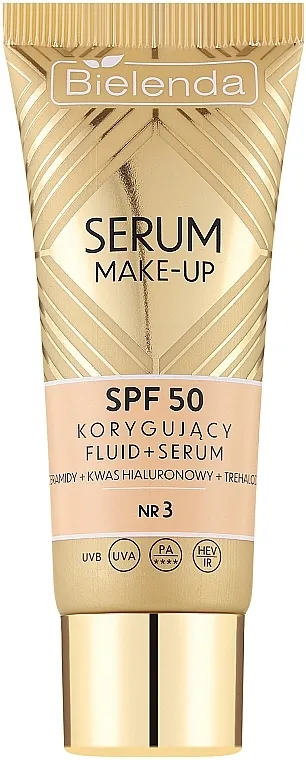Korektivni fluid + serum Bielenda Make Up Correcting Fluid &amp; Serum SPF 50