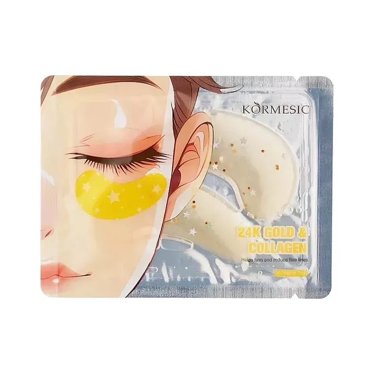 Kormesic 24K Gold &amp; Collagen Essence Eye Mask Hidrogel flasteri za oči sa 24-karatnim zlatom i kolagenom