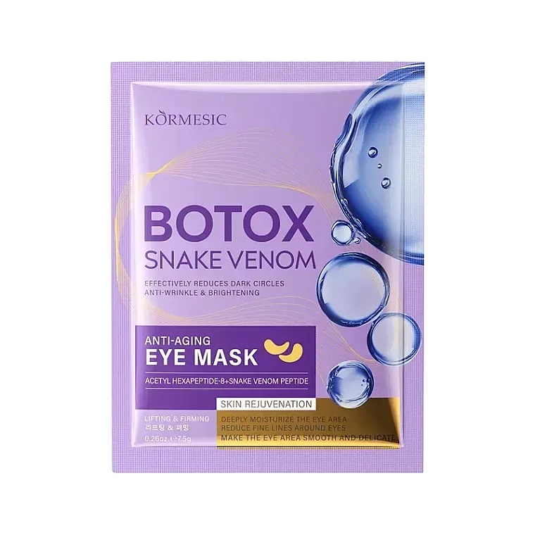 Kormesic Botox Snake Venom Anti-Aging Eye Mask Hidrogelske flastere za oči 'Zmijski otrov'