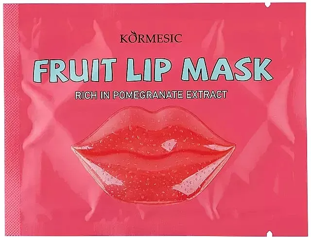 Kormesic Pomegranate Hydrogel Lip Mask Hidrogelska maska za usne sa ekstraktom nara