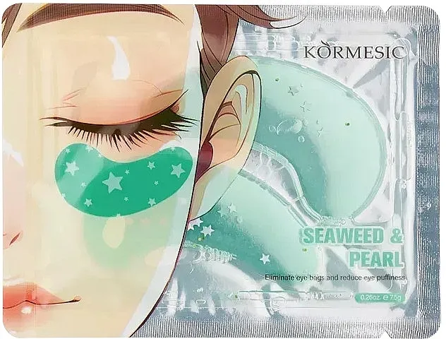 Kormesic Seaweed &amp; Pearl Essence Eye Mask Hidrogel flasteri za oči sa morskim algama i biserima