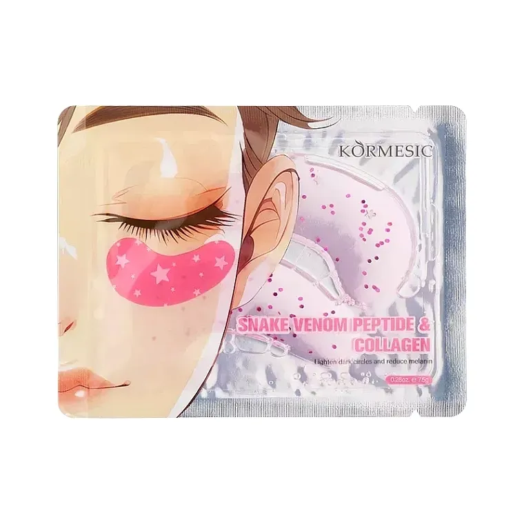 Kormesic Snake Venom Peptide &amp; Collagen Eye Mask Hidrogel flasteri za oči sa peptidom zmijskog otrova i kolagenom