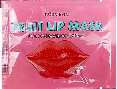Kormesic Strawberry Hydrogel Lip Mask Hidrogelska maska za usne sa ekstraktom jagode