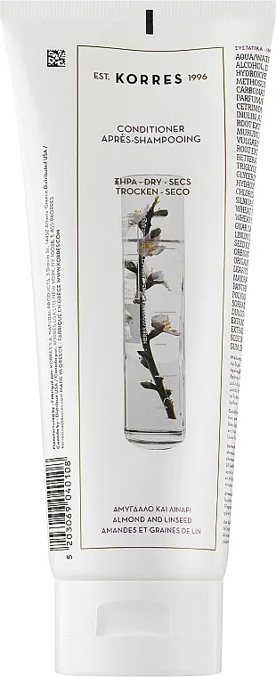 Korres Almond And Linseed Conditioner For Dry And Damaged Hair Regenerator za suhu i oštećenu kosu