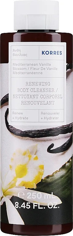 Korres Mediterranean Vanilla Blossom Renewing Body Cleanser Gel za tuširanje Mediteranski cvet vanile