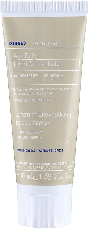 Korres White Pine Age Defy Hand Concentrate Krema za ruke