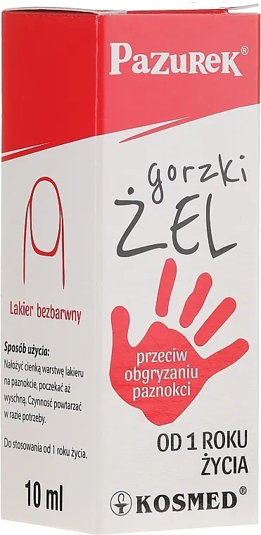 Kosmed Claw Bitter Lak protiv grickanje noktiju