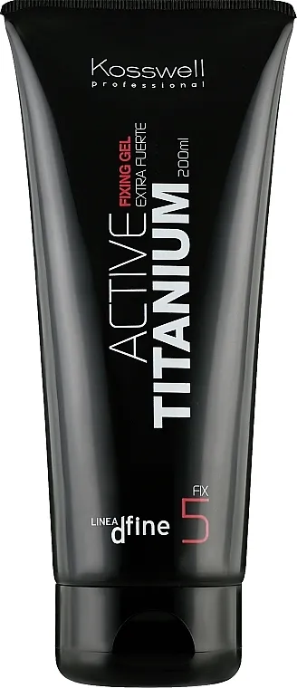 Kosswell Professional Dfine Active Titanium 5 Gel sa efektom mokre kose jakog fiksiranja