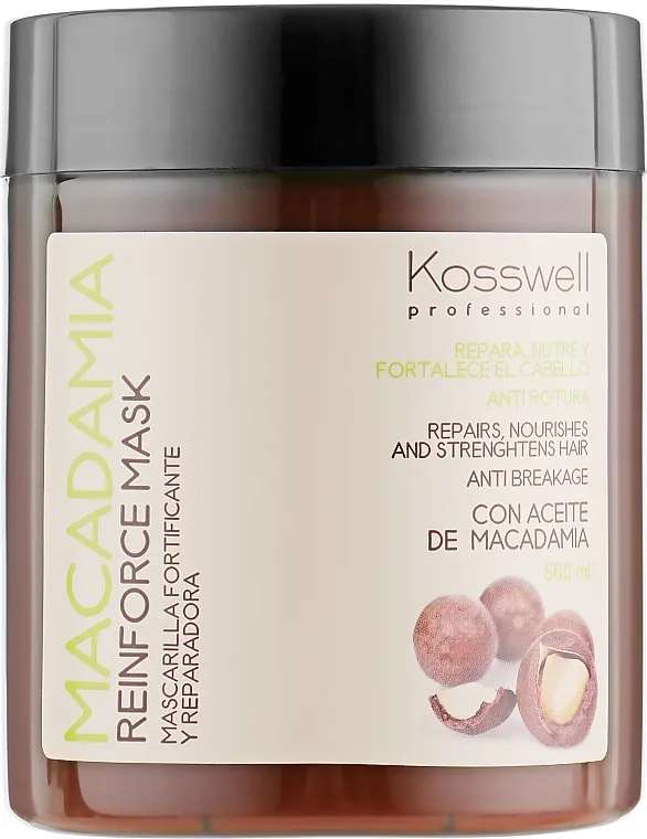Kosswell Professional Macadamia Reinforce Mask Maska za učvršćivanje s uljem makadamije