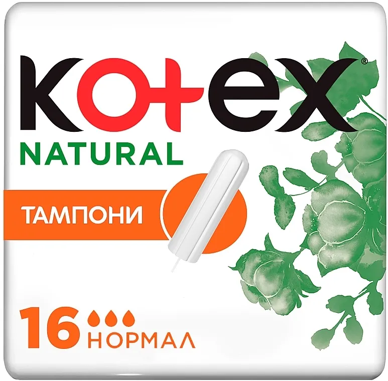 Kotex Natural Tamponi "Normal", 16 kom.