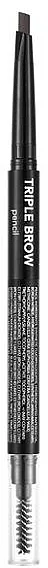 kremasta olovka za obrve Flormar Triple Brow Pencil