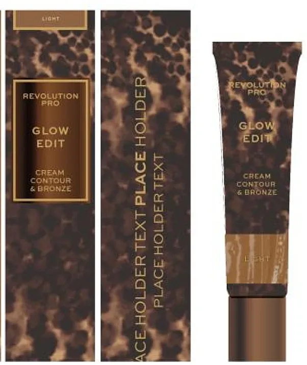 Kremasti bronzer-korektor Revolution Pro Glow Edit Cream Contour &amp; Bronze