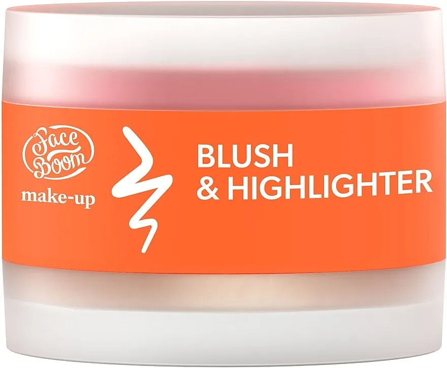 Kremasto rumenilo i hajlajter, 2 u 1 FaceBoom Make-Up Blush&amp;Higlighter