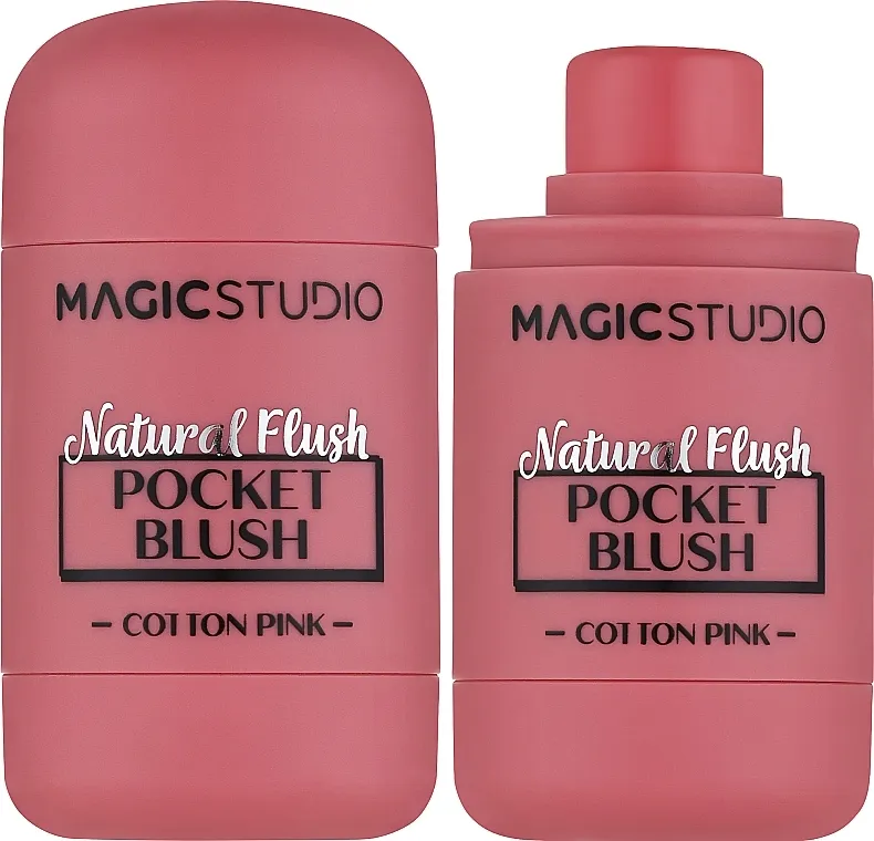 Kremasto rumenilo za obraze u stiku Magic Studio Natural Flush Pocket Blush