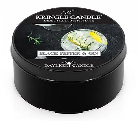 Kringle Candle Daylight Black Pepper Gin Čajna svijeća