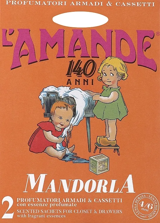 L'Amande Almond Scented Sachets Parfimisana kesica za ormar i prostorije Badem
