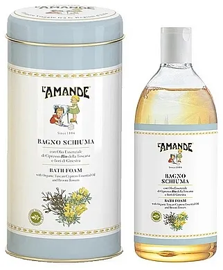 L'Amande Bath Foam With Organic Tuscany Cypress Essential Oil Gel za tuširanje
