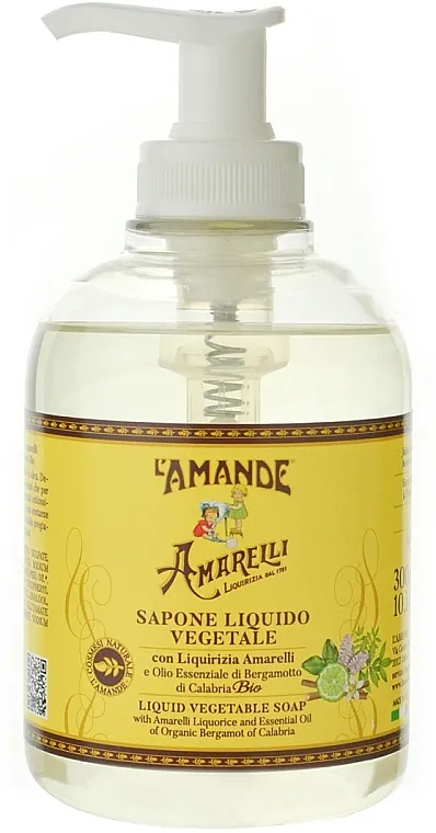 L'Amande Marseille CAIAbria Liquid Soap Scented Parfimisani tečni sapun Kalabrija sa sladićem i bergamotom, hranljivo-hidratantni