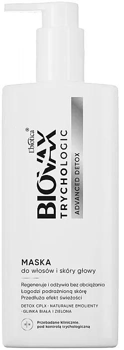 L'biotica Biovax Trychologic Advanced Detox Mask Trichološka maska za kosu i kožu glave