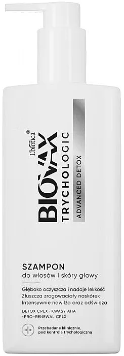 L'biotica Biovax Trychologic Advanced Detox Shampoo Trihološki šampon za kosu i kožu glave