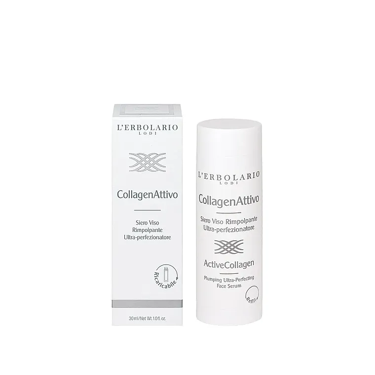 L'Erbolario ActiveCollagen Plumping Ultra-Perfecting Face Serum Refill Poboljšavajući serum za lice (zamenljivi uložak)